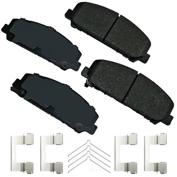 Akebono ACT1286A ProACT Ultra Premium Ceramic Pads, Akebono Proact, Mfr#: ACT1286A